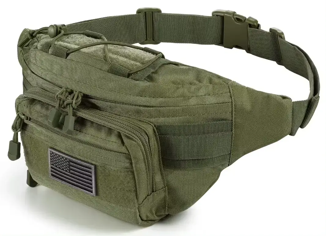 оливково-зеленый пользовательские fanny pack тактический поясной мешок