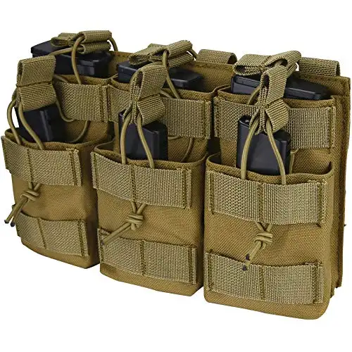 bolsa para carregador de pistola tripla molle