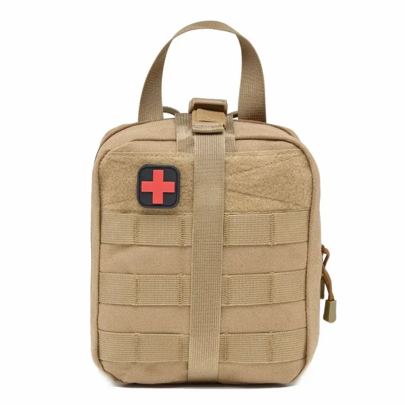 khaki first aid pouch