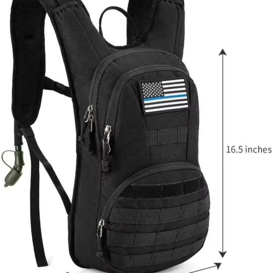 taktischer Rucksack mit Trinkblase