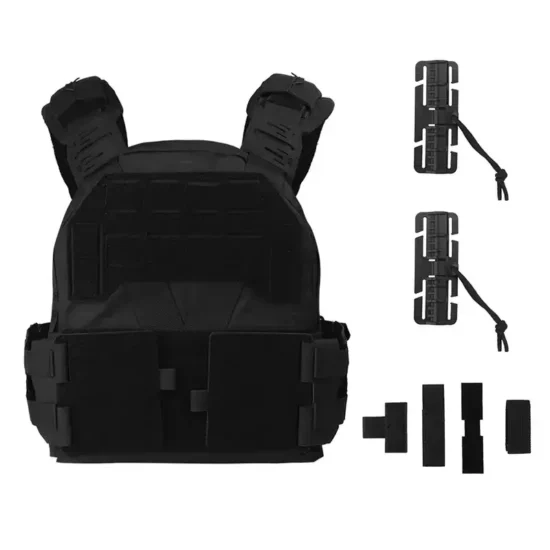 black Armor Plate Carrier Vest
