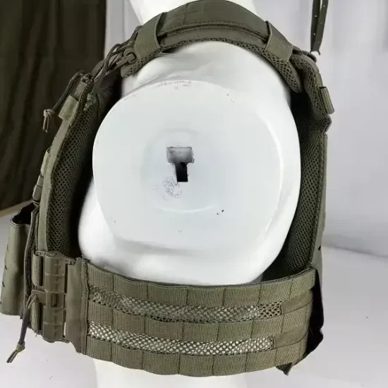 Ranger Green Plate Carrier (Breathable Mesh Shoulder + Torso Padding)