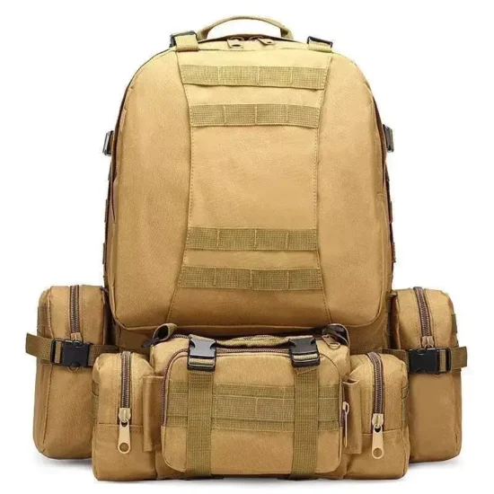 Tan 4-in-1 Modular Tactical Backpack