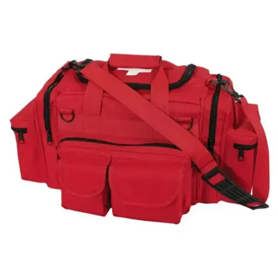 saco médico vermelho de grande capacidade