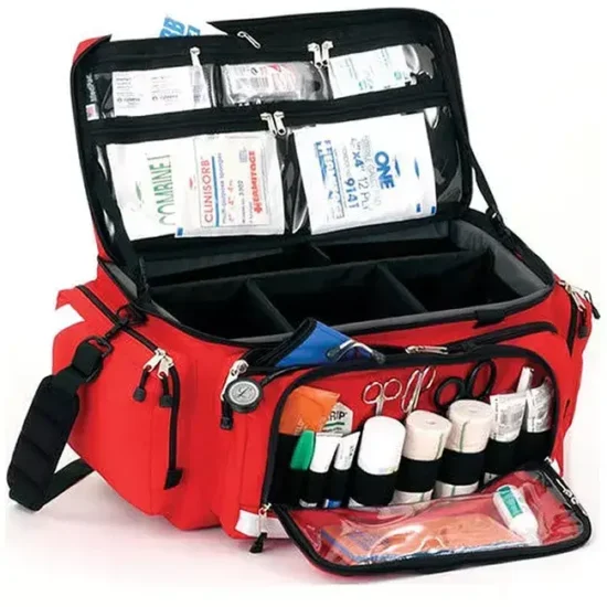 saco médico com bolsos para organização