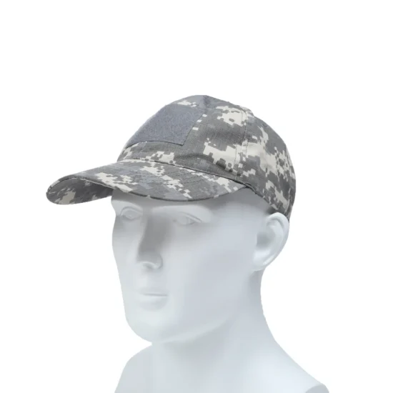 Tactical baseball cap ACU, side view